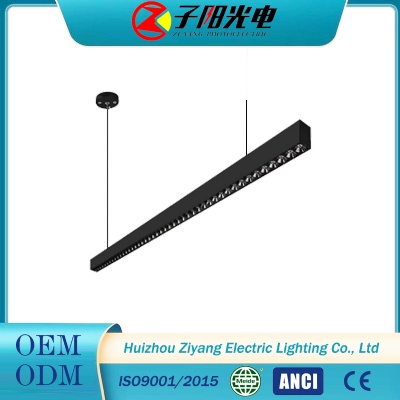 Intelligent upper and lower luminous grille lamps